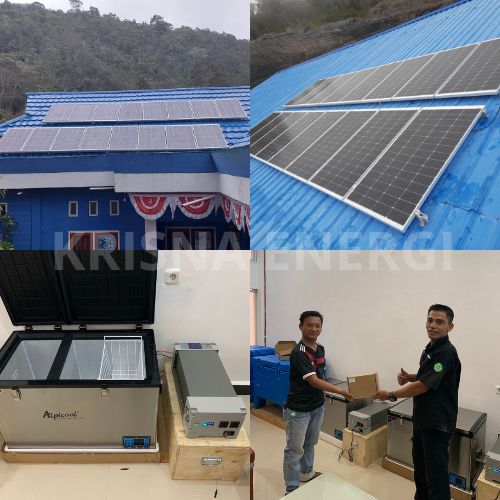 PLTS untuk kulkas di kapal laut